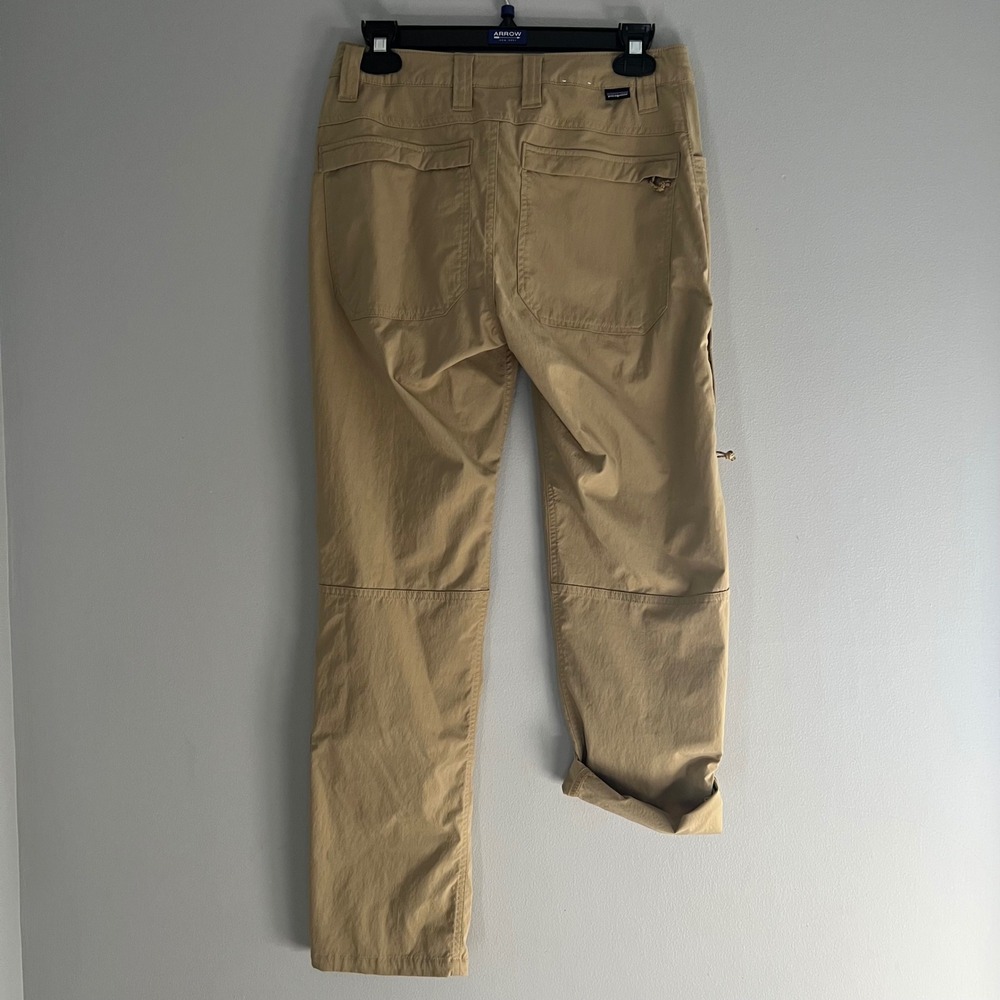 Patagonia Mens Lightweight Outdoor Hiking Tan Hiking Pants Size 28x29 Nylon Gorp - Picture 2 of 10